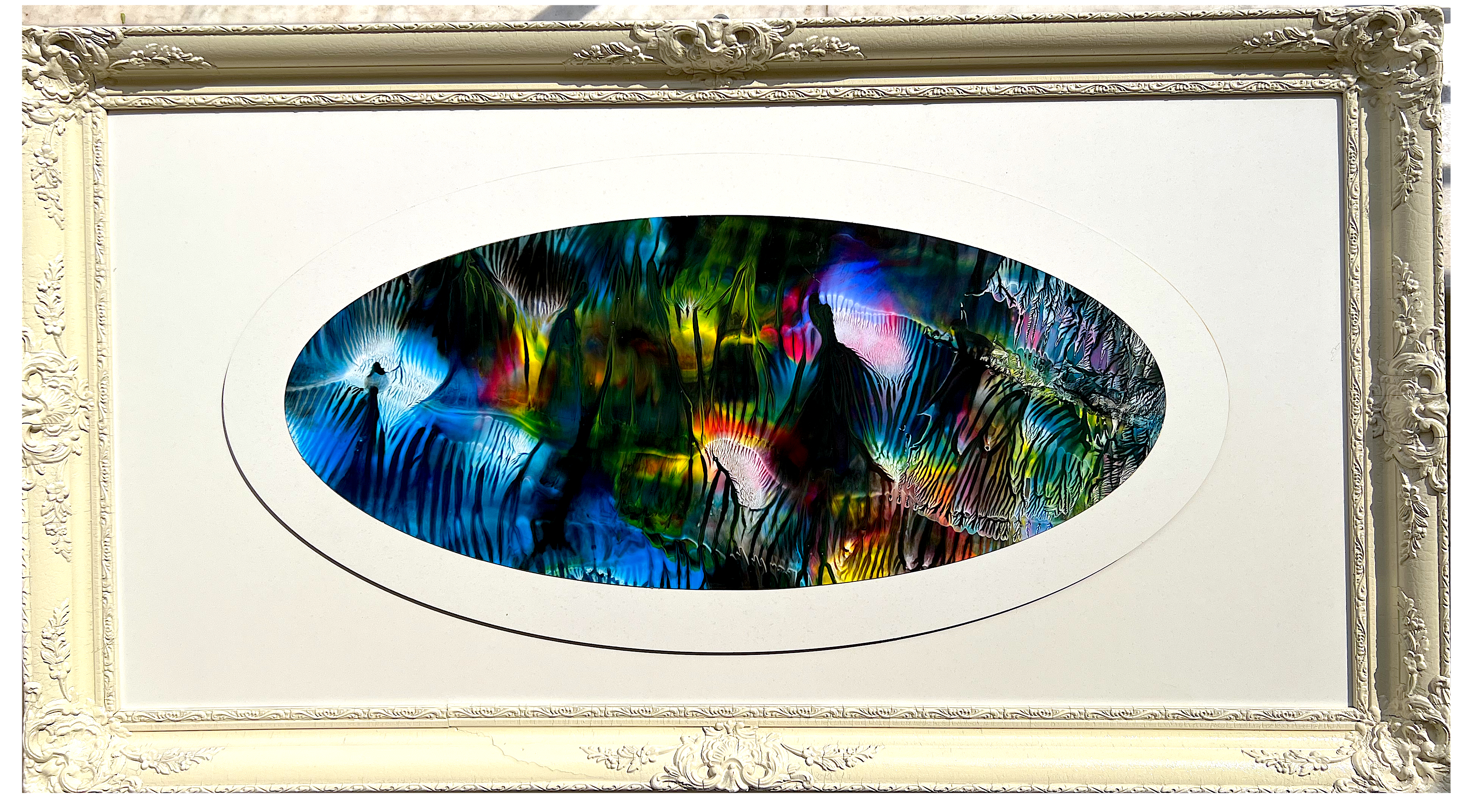 Duralit Üzerine Akrilik 60x90cm Yanılsama II 2024